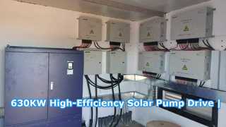 630KW উচ্চ-দক্ষ সৌর পাম্প ড্রাইভ